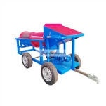 5-10 টন প্রতি ঘণ্টায় গোল্ড ওয়াশিং ড্রাম স্ক্রীন